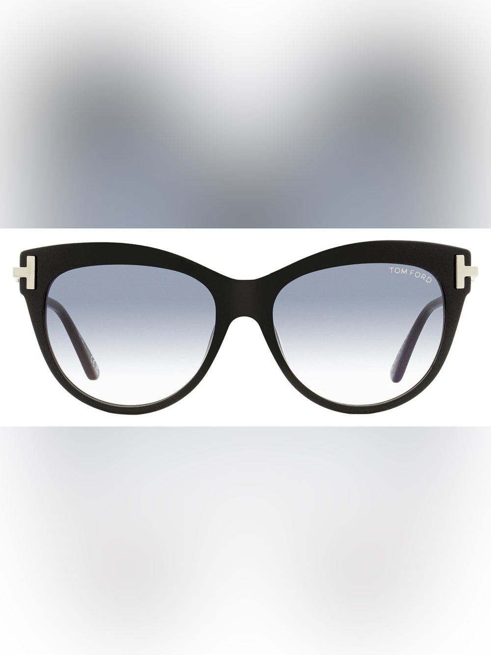 Tom Ford Black Cat-Eye Sunglasses - Black/Palladium TF821 Kira